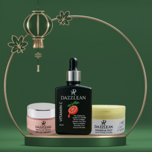 Dazzlean 3-Step Glow Up Combo (Glow Up Cream + Serum + Hands & Feet Whitening)